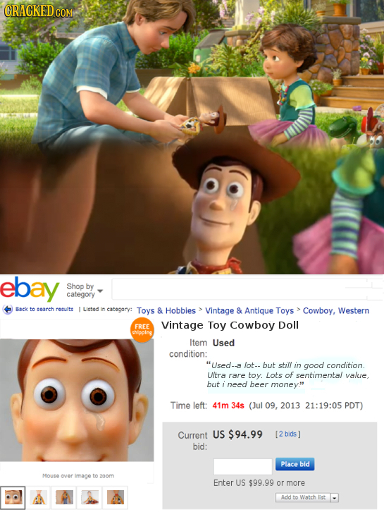 CRACKED ebay Shop by category Back to soarch recults Listod In category: Toys & Hobbies Vintage & Antique Toys Cowboy, Western FREE Vintage Toy Cowboy