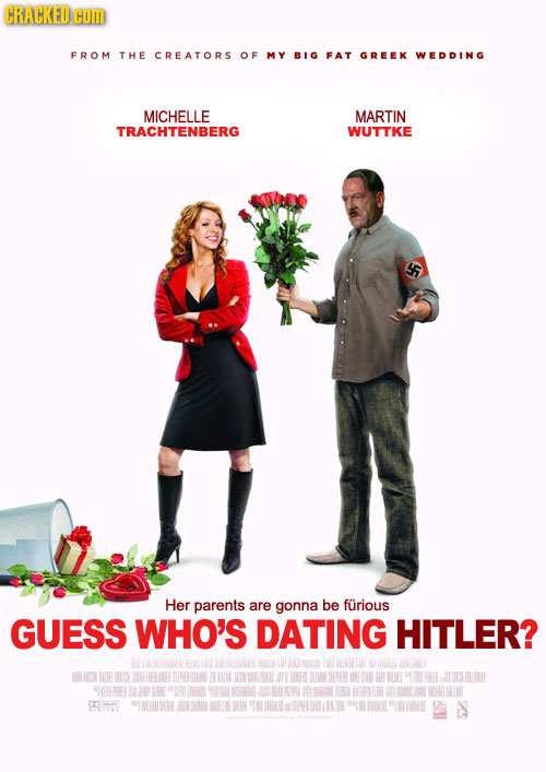 CRACKED.COD FROM THE CREATORS OF MY BIG FAT GREEK WEDDING MICHELLE MARTIN TRACHTENBERG WUTTKE Her parents are gonna be furious GUESS WHO'S DATING HITL