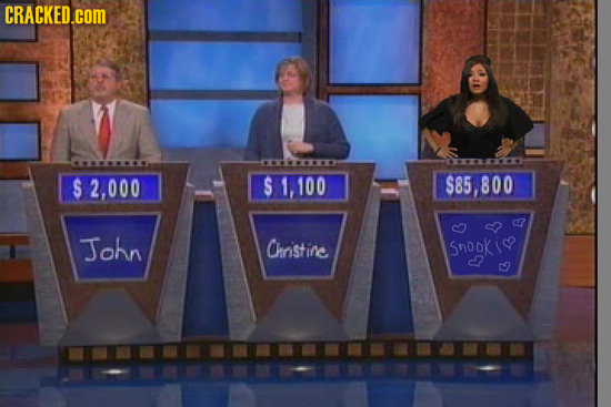 CRACKED.cOM Oo S 2,000 S 1.100 $85,8 John Chnistine Snook