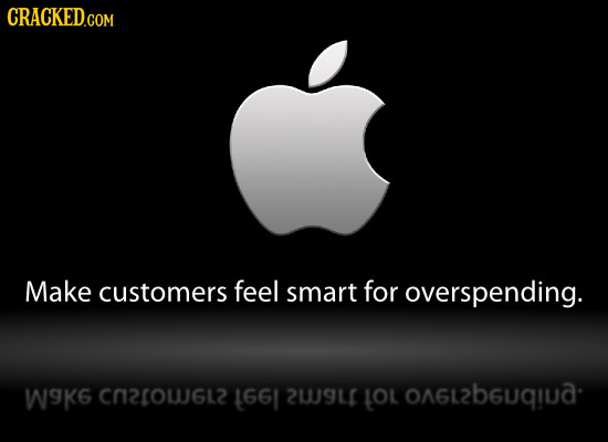 CRACKED.COM Make customers feel smart for overspending. Wk6 C2ow6l 1661 2W9L LOL OAGL2BGUqIA