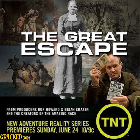 THE GREAT ESCAPE SGOO REMIRD INGSES FROM PRODUCERS RON HOWARD & BRIAN GRAZER AND THE CREATORS OF THE AMAZING RACE NEW ADVENTURE REALITY SERIES TNT PRE