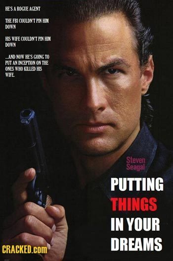 HE'S E ROGUE AGENT THE FEI COULDN'T PIN HIN DOWN HIS WIFE COULDN'T PIN HN DOWN AND NOW HES COING TO PUT AN INCEPTION ON THE ONES WHO KILLED HIS WIFE.