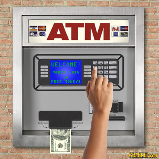 ATM STAR 4es WELCOME! PREIS 1234 FOR FREE MONEY! e 