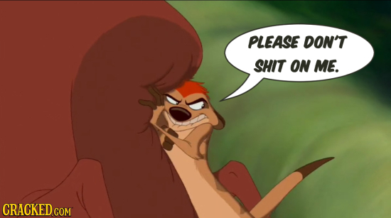 PLEASE DON'T SHIT ON ME. CRACKED COM