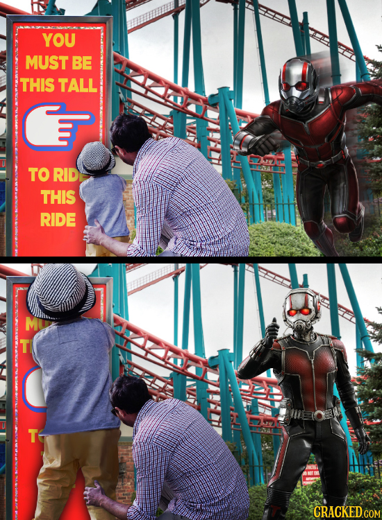 YOU MUST BE THIS TALL TO RID THIS RIDE T CRACKED COM