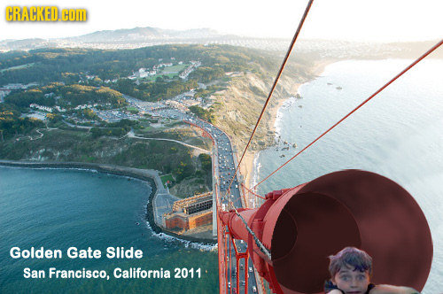 CRACKEDCOMD Golden Gate Slide San Francisco, California 2011 