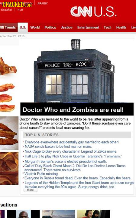 CRACKEDCO ARABIC Espanol HLN CNNU.S. NN Trends U.S. Worid Politics Justice Entertainment Tech Health Liv eptambor 2013 POLICE PUDLIC BOX CALL Doctor W