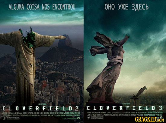 ALGUMA COISA NOS ENCONTROU OHO YXE 3AECb CLOVERFIE LD2 CLOVERFIELD3 NDO CEe >E TOTe
