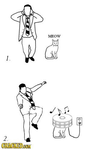 MEOW 1. 2. CRAGKED