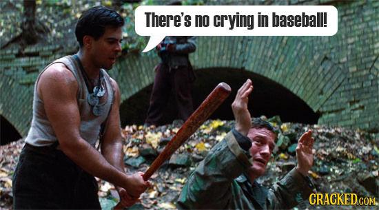 There's no crying in baseball! CRACKEDCON