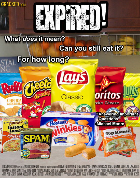 CRACKED GOM EXPRED! What does it mean? Can you still eat it? For how long? STAL NG Cree Lays Ruff QUNS oritos Crunchy Classic CHEDDA Rins cho Cheese &