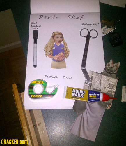 Pho to shop eas d uthay toal SNA Teo L. PASTING TOOLS MT LIQUID NAILS perfect Scotch GLLE CRACKED.COM