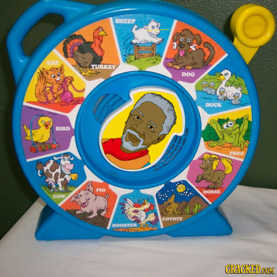 SHEEP TURKEY DOG DUCK BIRD FROG PIG HORSE cow COYOTE ROOSTEER