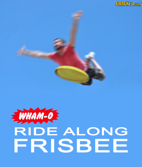 CRACKEDCON WHAM-O RIDE ALONG FRISBEE