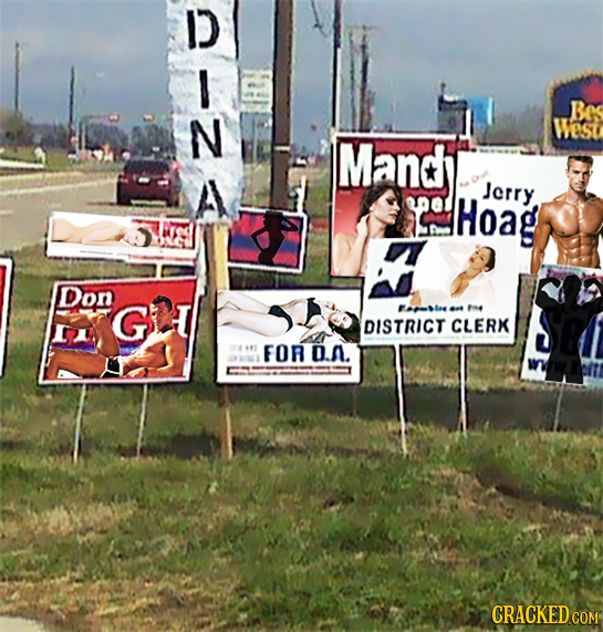 D B Bes N West Mand A Jerry Hoag GL Don Fe-et 4 DISTRICT CLERK FORD.A. W CRACKED COM