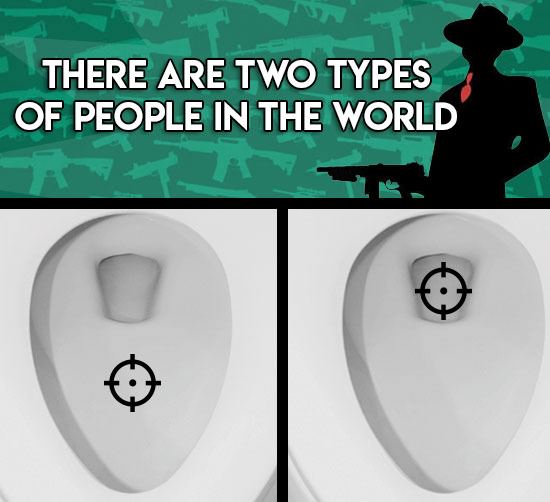 THERE ARE TWO TYPES OF PEOPLE IN THE WORLD