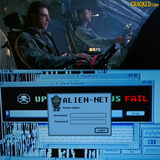 10x.4 Fty UP ALIEN-NET JS FAIL Please logon: 5100 Username: Password: Logon AAA 21 LE 
