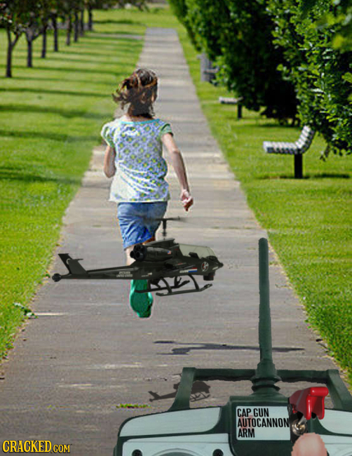 CAP GUN AUTOCANNON ARM CRACKEDo