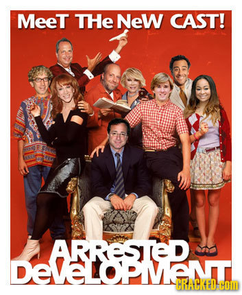 MeeT THe NeW CAST! 0E IL a ARRESTED DeVECPMNT