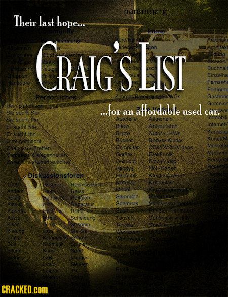 nuremberg Their last hope... me CRAIG'S LIST Arbehsk en Buchhalt Gdben Einzelha Fernsene Hhulrrere Fertigung Personliches ZimariBelerliguclwGs Gastron