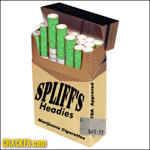 SPLIFF'S Headies Approved Marlluana fD Clgarettos $60.99 CRACKED COM 