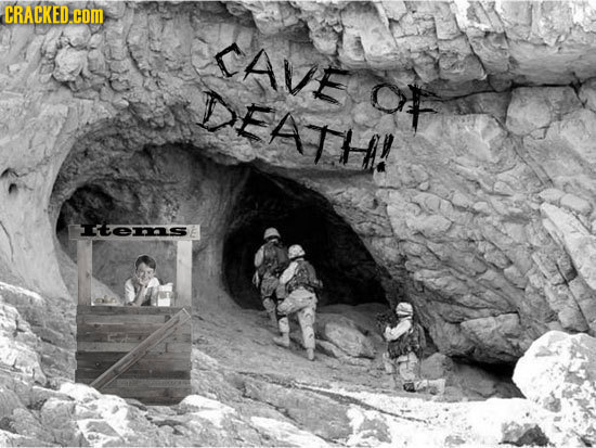 CRACKED.COM CAVE DEATH! Of eenas