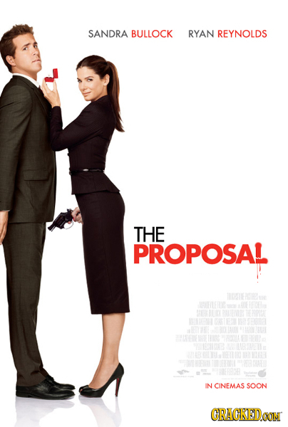 SANDRA BULLOCK RYAN REYNOLDS THE PROPOSA! IETE pel MEE EOUC EPR MOIL RG B i EHII h o WINE OR OMS IN CINEMAS SOON CRACKEDOON