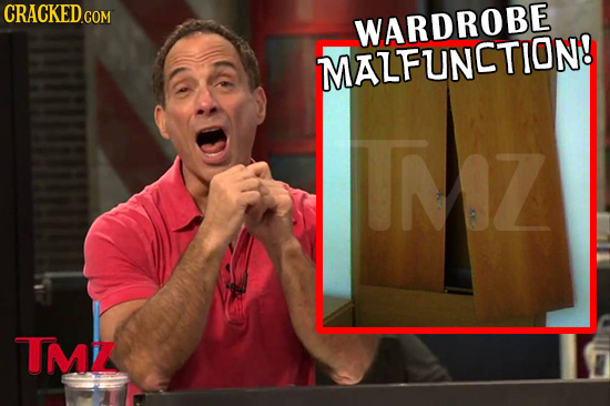 CRACKED WARDROBE MALFUNCTION! LN SZ TMZ