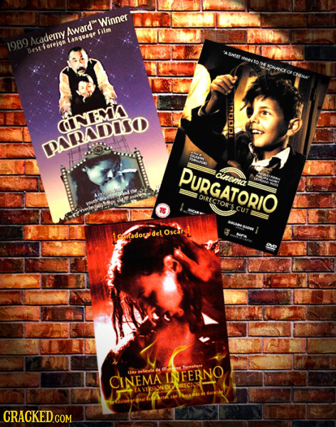 Winner Award Fim Academy 14qU8g 1989 Bestloreig AiEM nt ne OUNCE CiNEA CDADADISD PURGATORIO cnema DIRECTOR'S CUT Lymsdoudeloscir 4 o Us CINEMA 1 FERN