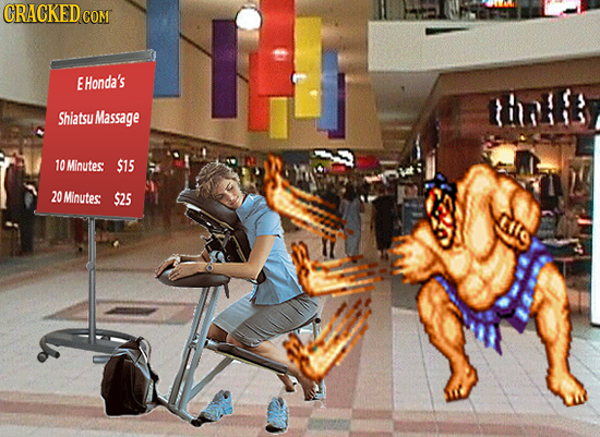 CRACKEDO COM E EHonda's ESS Shiatsu Massage 10 Minutes $15 20 Minutes $25