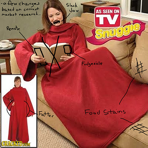 afew Chanses Slack based curreat on Jaw AS SEEN ON market research.. TV Remote Snugge Fudgesicle Fatter Fod Stains CRAGKEDCOM