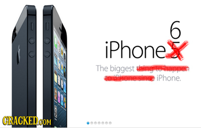 6 iPhone The biggest dineneapen LRI iPhone. GRACKEDoO 