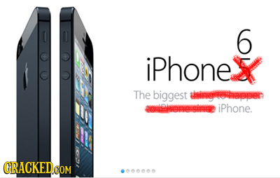 6 iPhone The biggest dineneapen LRI iPhone. GRACKEDoO