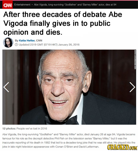 15 'Real' Headlines The Media's Too Afraid To Write (2/05)