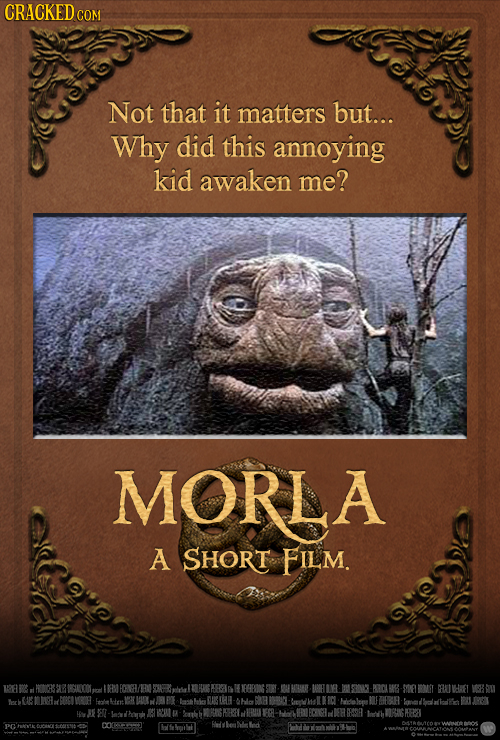 CRACKED CO COM Not that it matters but... Why did this annoying kid awaken me? MORLA A SHORT FILM. F 1CAARC IEDI sa FDRNE/ HNO S alesie eAe Sn RUKEL b