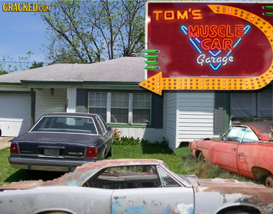 CRAGKEDCON TOM'S MUSCLE' CAR. Garage F2CF