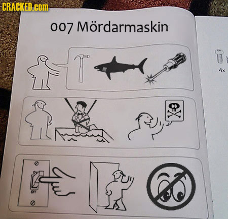 CRACKED.com 007 Mordarmaskin T 4x XO us