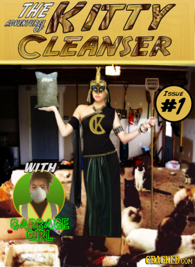 THE UITY ADVEMURE CLEANSER ISSuE #1 B K WITH GARBAGE GIRL CRACGKEDCOM
