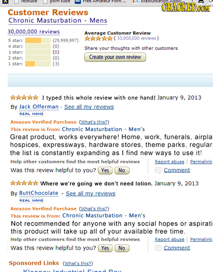 If Everything in Life Came With Online Customer Reviews