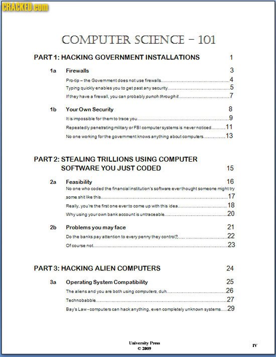 HRACKEDCOD COMPUTER SCIENCE 101 PART 1: HACKING GOVERNMENT INSTALLATIONS 1 1a Firewalls 3 Pro-tip - Govemment 4 doesnot use firewalls Typing quickly 5