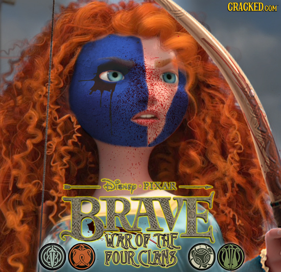 CRACKED COM DISEP PIXAR BRAVE WAROF THE FOURCURNS