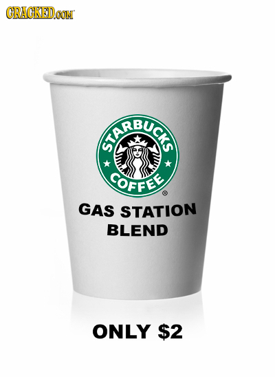 CRACKEDOON EREUC COFFEE GAS STATION BLEND ONLY $2