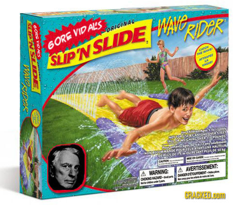 WAV SORE VIDAL'S ORICINAL RIDER E 0 CARN MA SLPNSLIDE AE ATAE WAVORIDER ADE NOPORUEYANTTONE CALORWECHINCOVIR POUR.C TOMMINOC DEPLUS CHUTOR A AVERTISSE