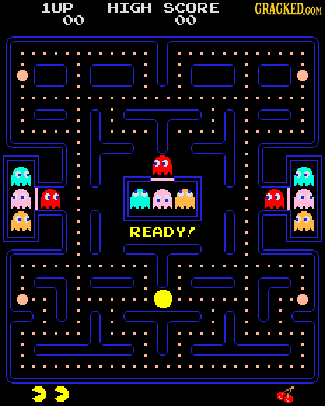 1uP HIGH SCORE CRACKED.CON 00 oo i cil MAA B READY! BBP .