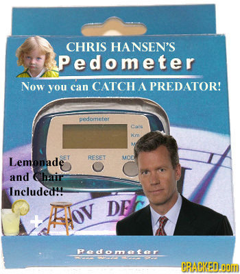 CHRIS HANSEN'S Pedometer Now you can CATCH A PREDATOR! pedometer Cats Km M Lemonade CET RESET MOD and Chair Included! #ov DE Pedometer CRACKED.oOm