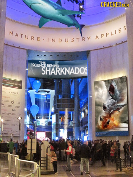 CRACKEDCON NATURE.INDUSTRY NATULDETORY APPLIES THE ISCIeNCE BEHIND SHARKNADOS Oncion 224 UNITKOD S