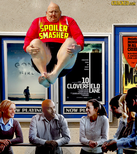 CRACKED SPOILER SMASHER MIGHT MONST IN ALLL CRE:H BENAFREK RAVISHI A UNIVE FOR LOV MONSTERS foue IN HANY C8MS IRL 10 HEN CLOVERF ELD LANE ESOPE w PLAY