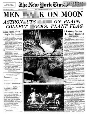 Che New Hork Time CRACKEUCOM MEN K ON MOON ASTRONAUTS ON PLAIN: COLLECT OCKS, PLANT FLAG Voice From Moon: A Powdery Surface Eagle Has Is Closely Explo