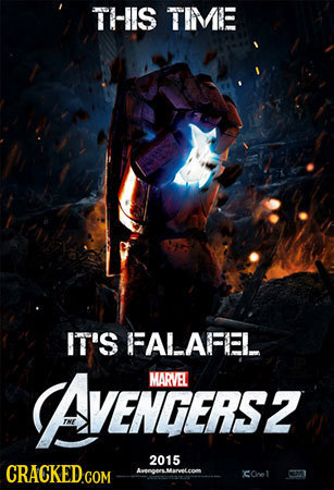 THIS TIME IT'S FALAFEEL AVENGERS2 MARVEL TNE 2015 CRACKED COM ARHOLMENLEOM COnel