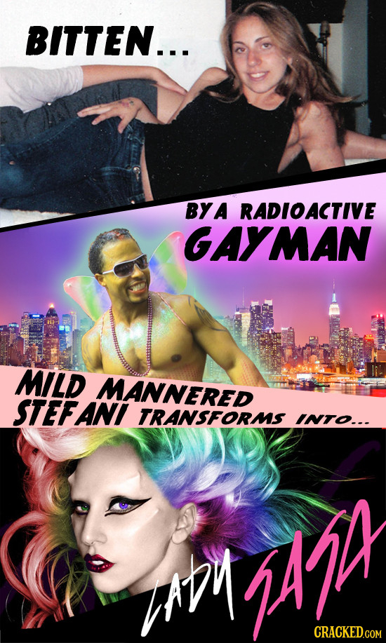 BITTEN... BYA RADIOACTIVE GAYMAN MILD MANNERED STEFANI TRANSFORMS INTo... WM M CRACKED.COM